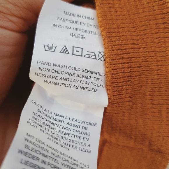 Madewell Boxy Sweater Tee | Striped | Cotton | Size L - Picture 8 of 9